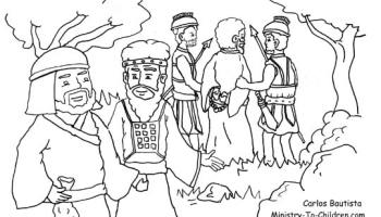 Jesus in the garden of gethsemane kids bible lesson