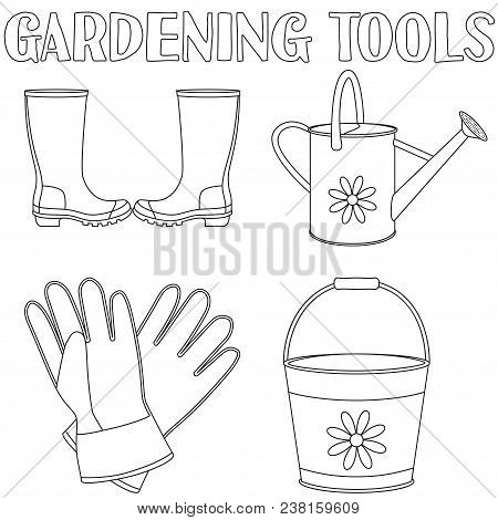 Black white garden vector photo free trial bigstock