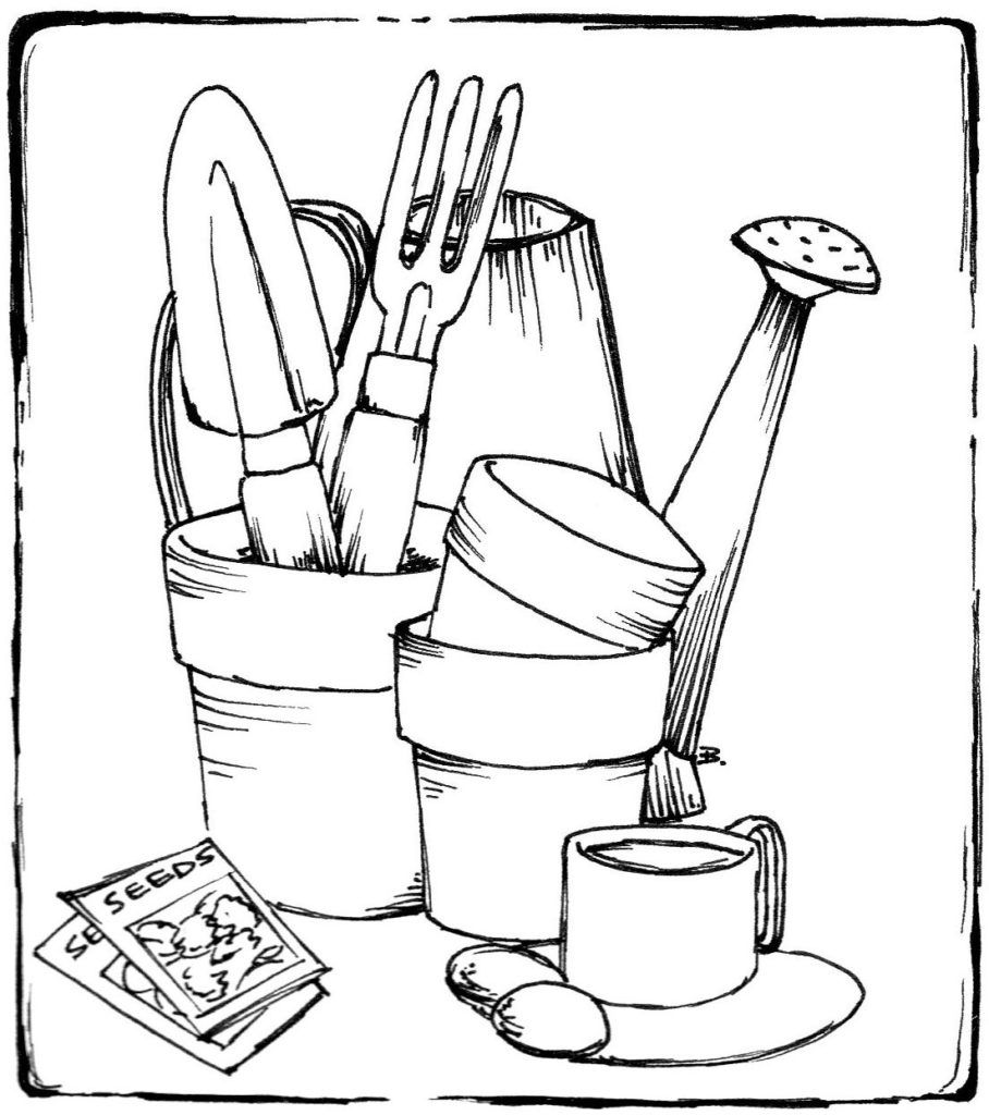 Printable coloring pages garden coloring pages coloring pages printable coloring pages