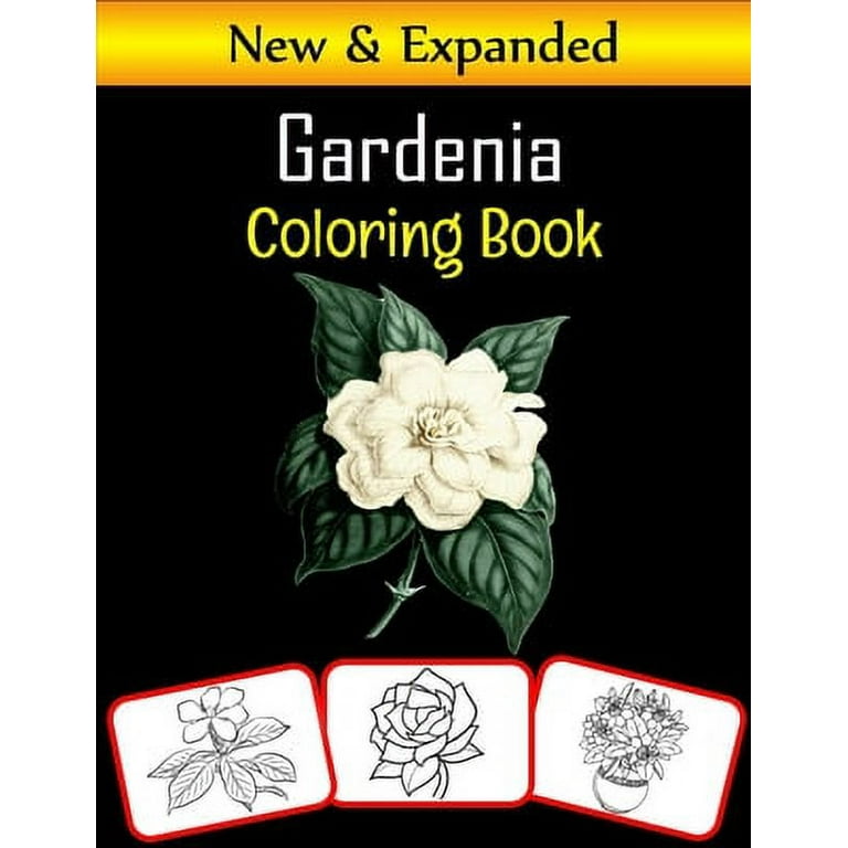Gardenia coloring book color and learn with fun gardenia pictures coloring and learning book with fun for kids pa