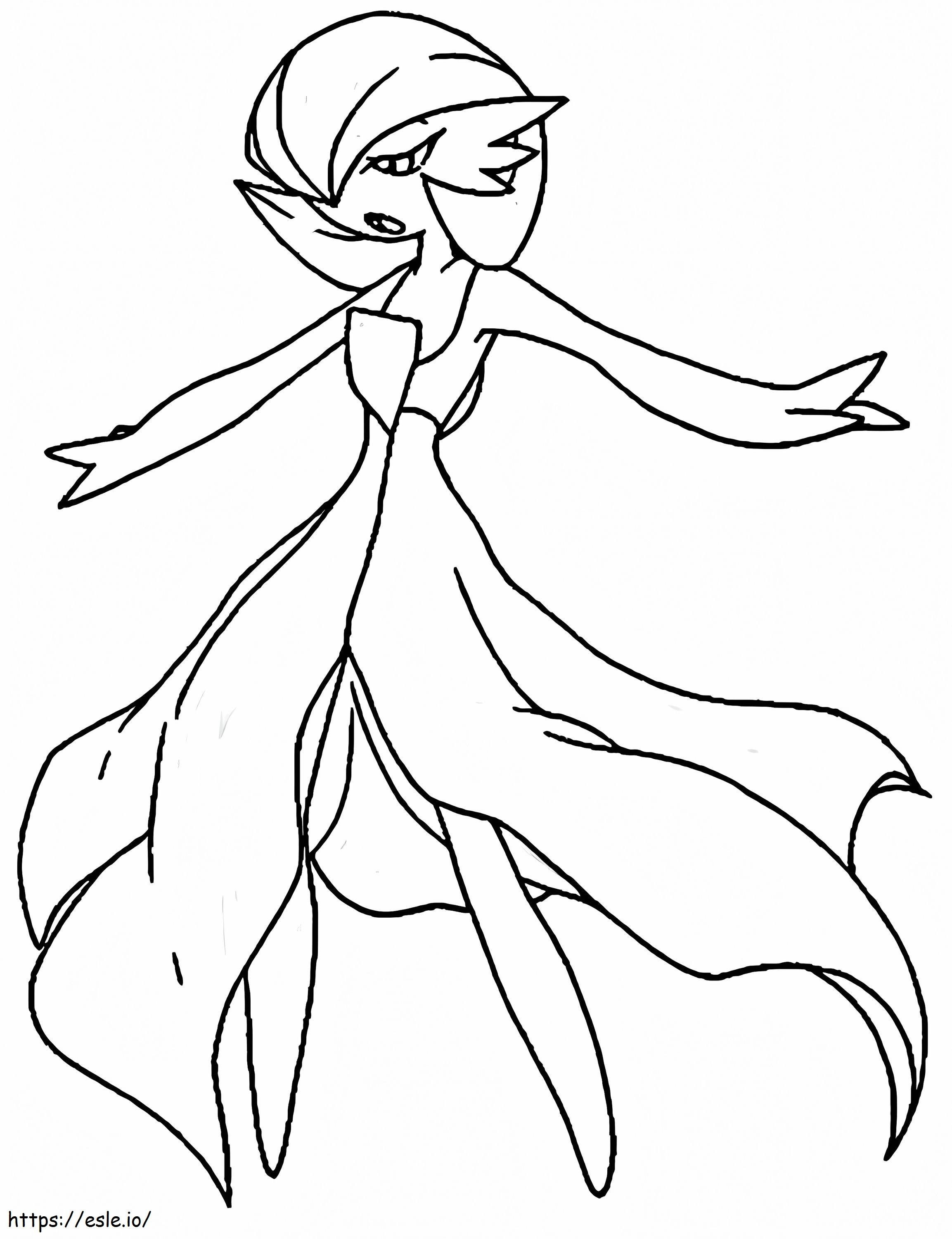 Gardevoir coloring page