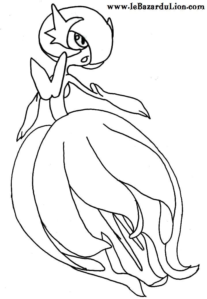 Coloriage gardevoir