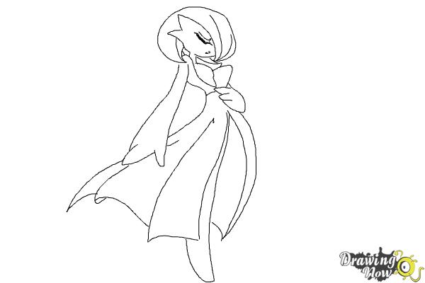 How to draw gardevoir from pokemon