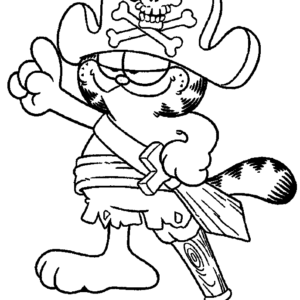 Garfield coloring pages printable for free download