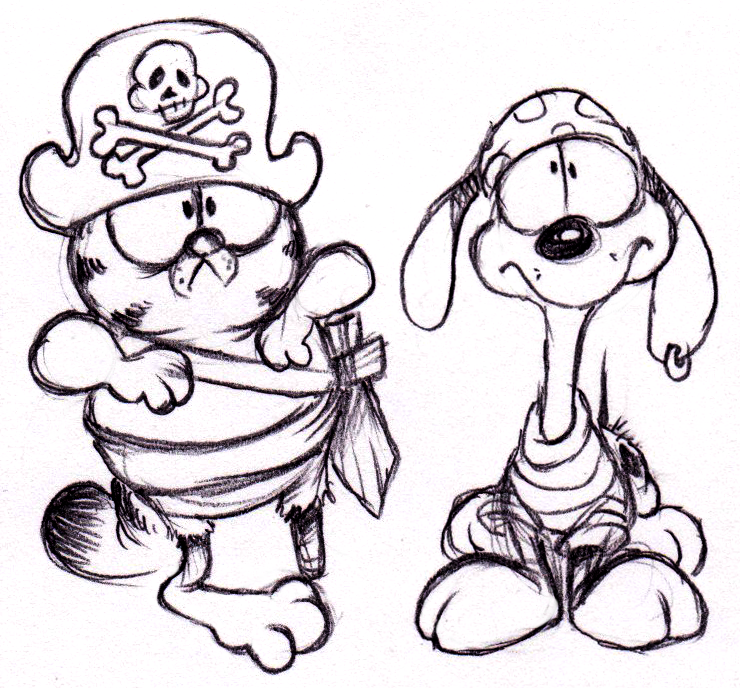 Garfields halloween adventure by shojojim on