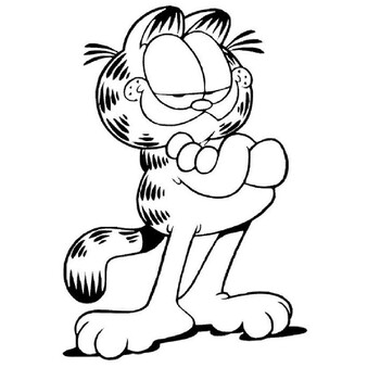 Garfield coloring book pages coloring pages printable for kids