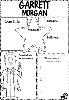 Graphic organizer garrett morgan by little lotus tpt