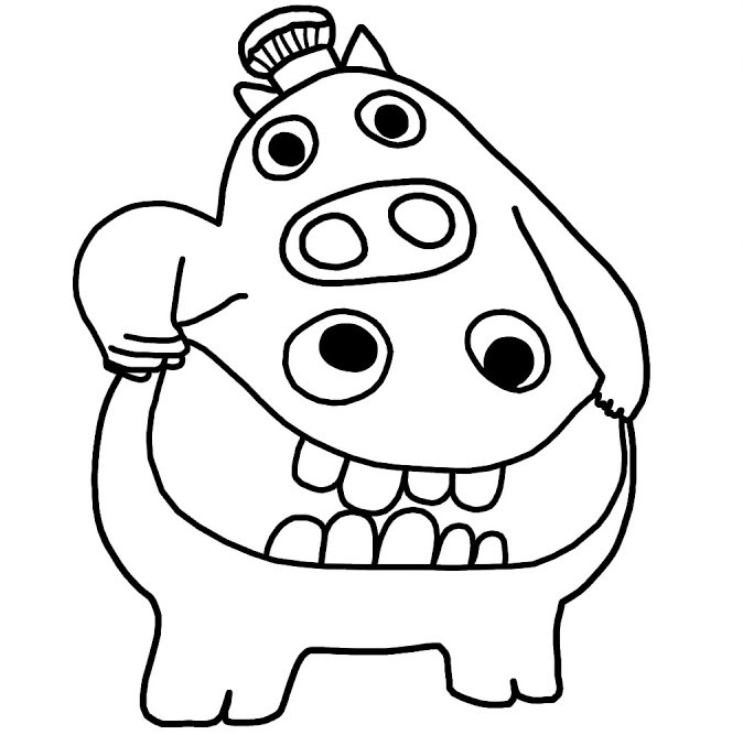 Immerse in fear garten of banban coloring pages