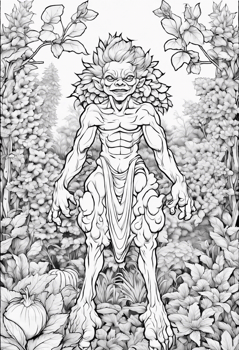 Gen of banban coloring pages