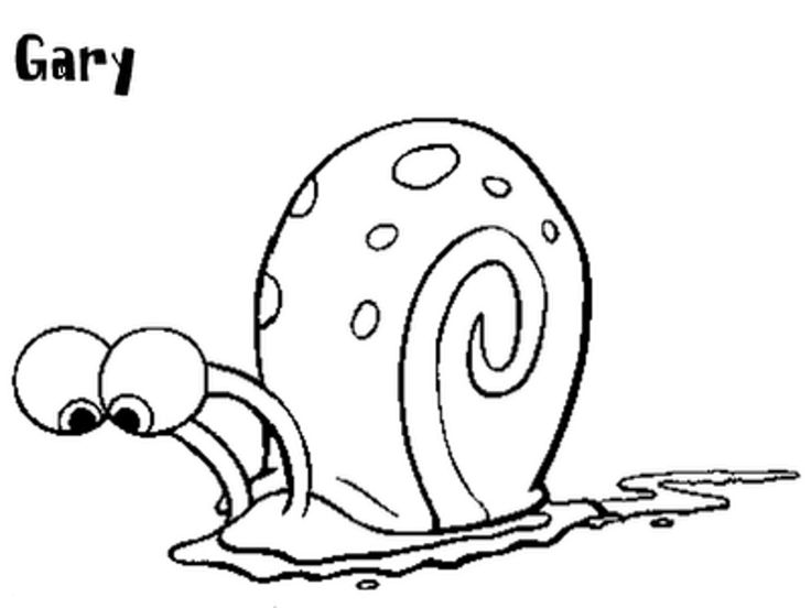 Spongebob and gary coloring pages to print â from the thousand images online regarding spongebâ spongebob coloring cartoon coloring pages nick jr coloring pages
