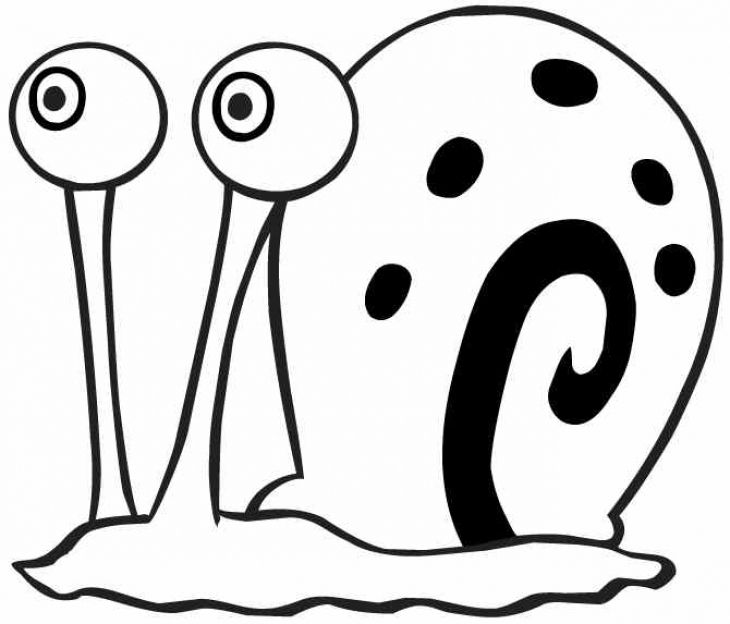 Printable gary coloring page online spongebob coloring cartoon coloring pages coloring pages