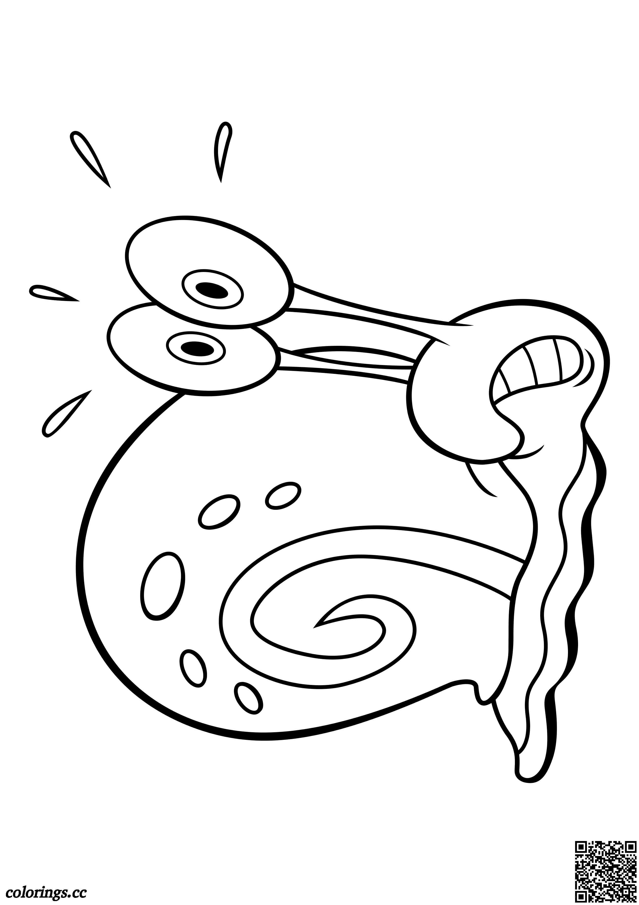 Frightened gary coloring pages sponge bob square pants coloring pages