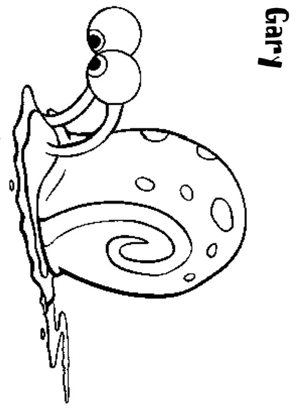 Gary coloring page spongebob coloring spongebob coloring pages