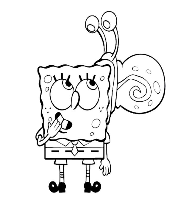 Free spongebob and gary coloring pages download free spongebob and gary coloring pages png images free cliparts on clipart library