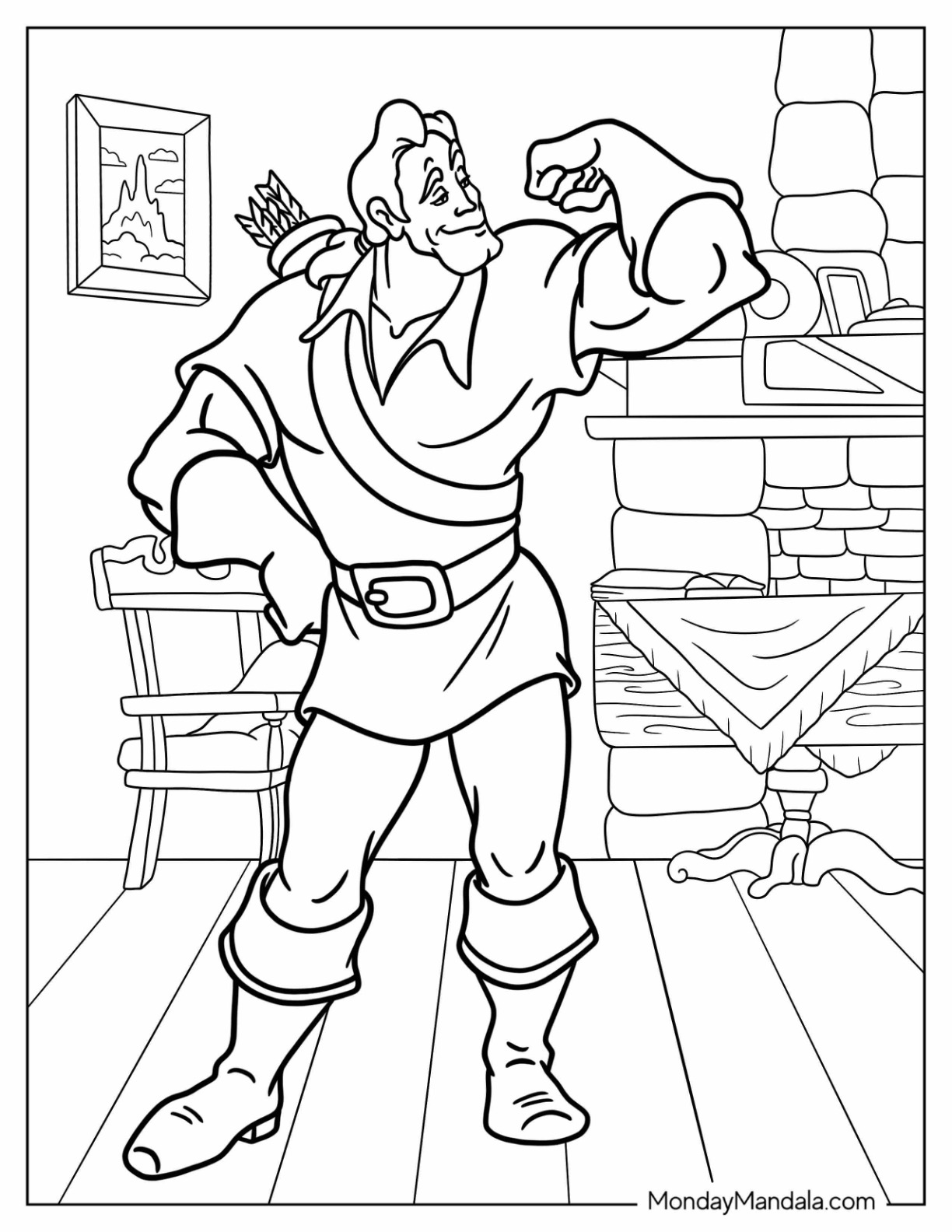 Disney villain coloring pages free pdf printables