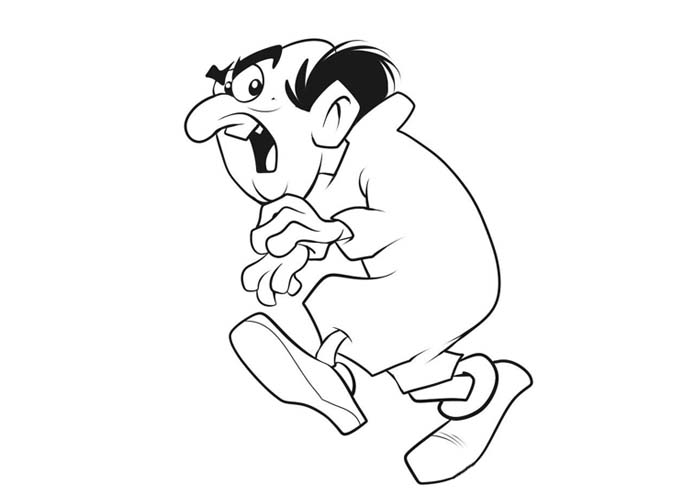 Gargamel coloring pages