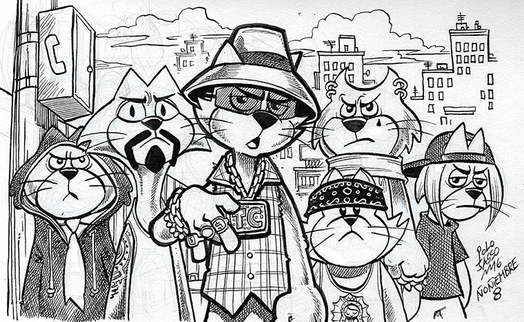 Don gato y su pandilla de cholos by polo