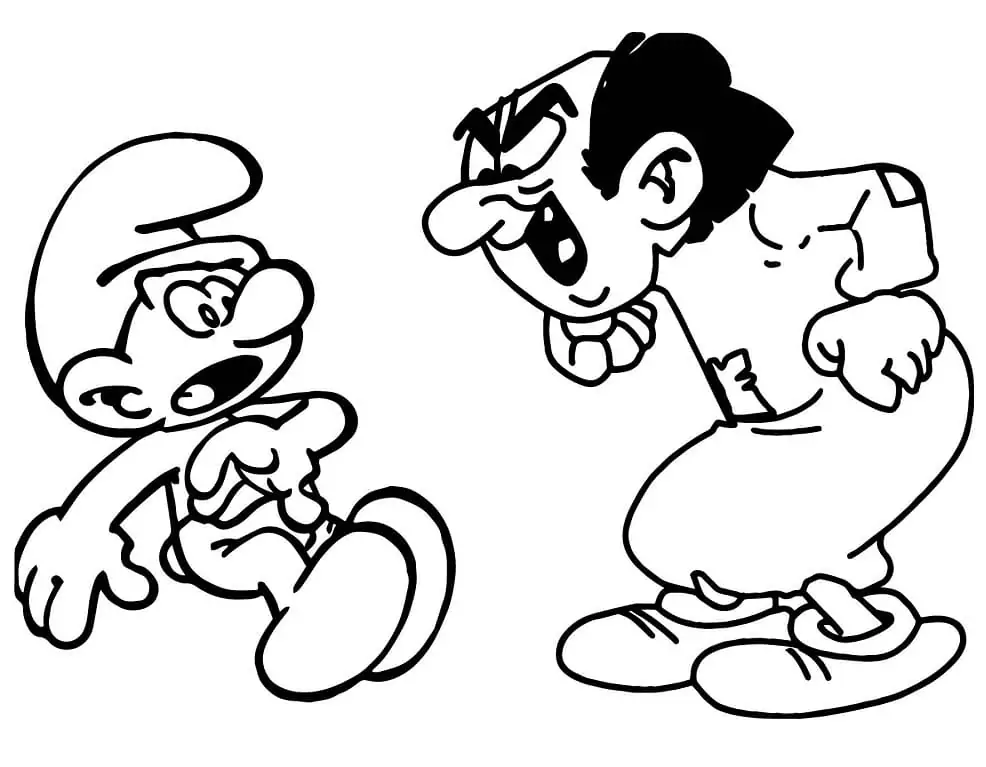 Gargamel malvorlagen