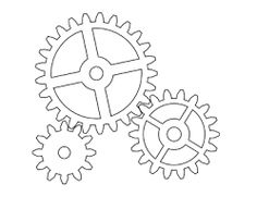Gear printables ideas steampunk gears steampunk art