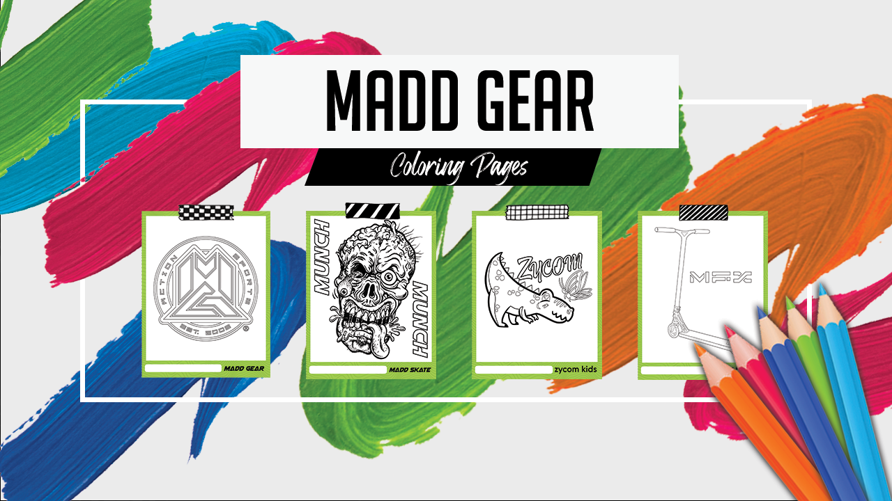 Madd gear coloring pages