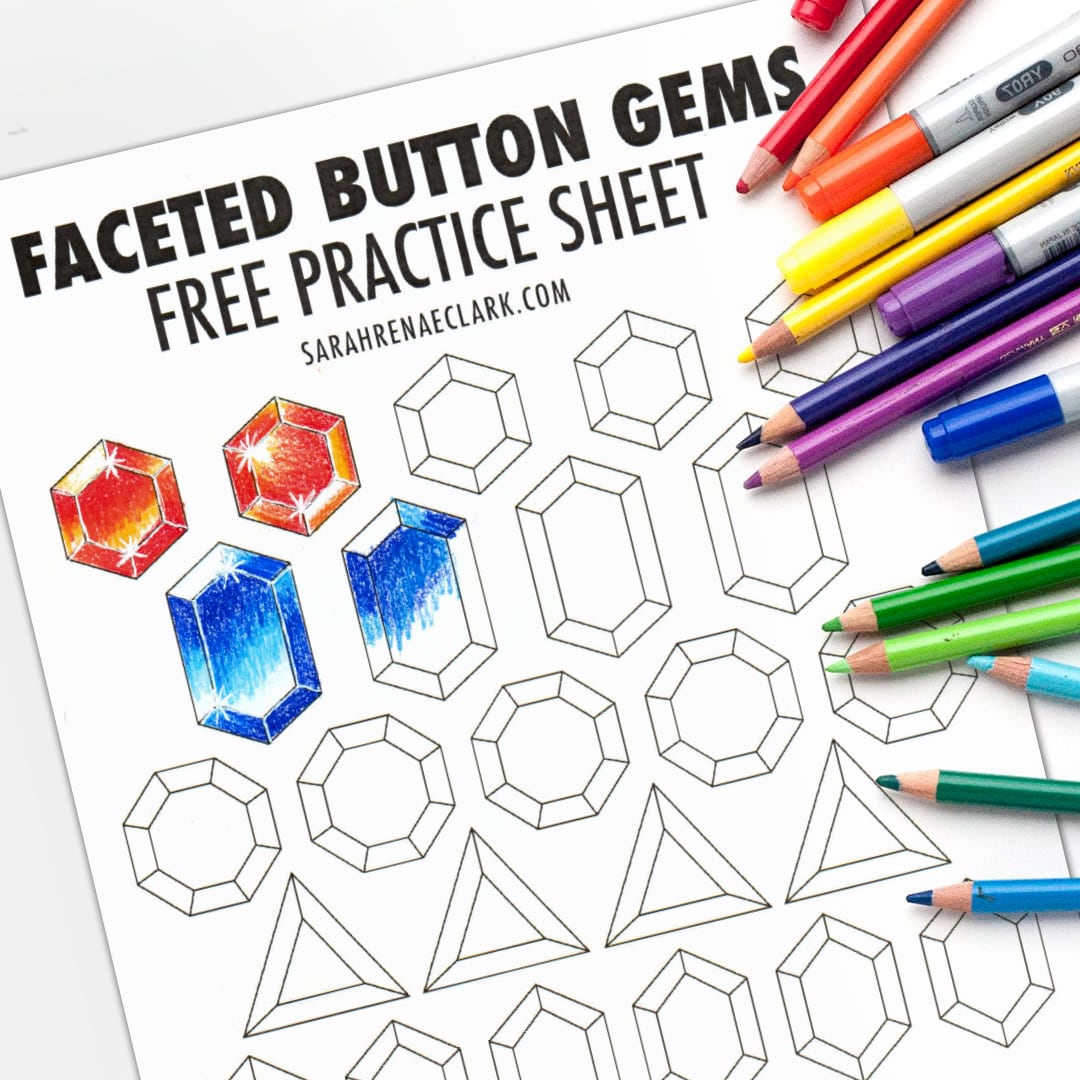 Free gem practice sheet