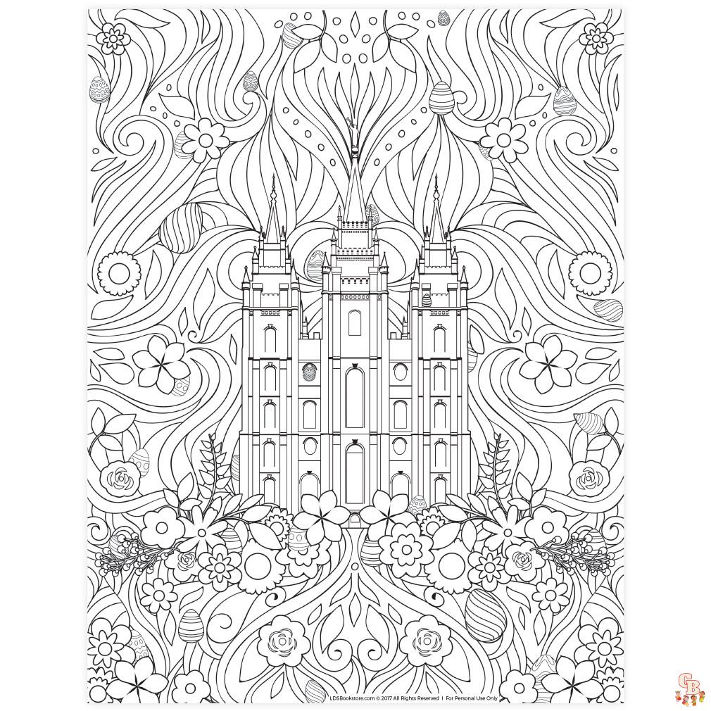 Fun and free general conference coloring pages for kids