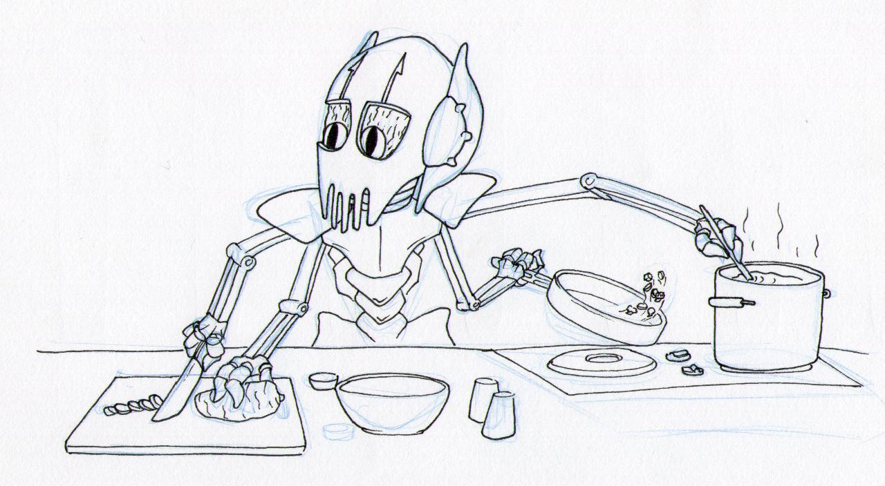 General grievous doodle a day