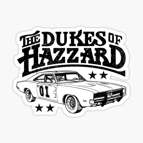 The dukes of hazzard general lee the general sticker for sale by alt