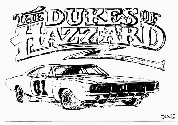 Color pages of general lee instant knowledge