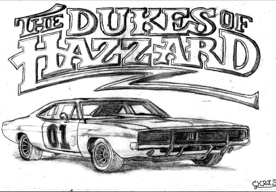 Dukes of hazzard printable coloring pages the dukes of hazzard general lee cars coloring pages