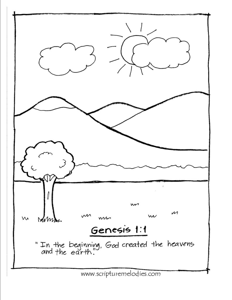 Coloring pages â scripture melodies