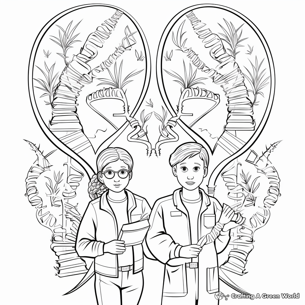 Biology coloring pages