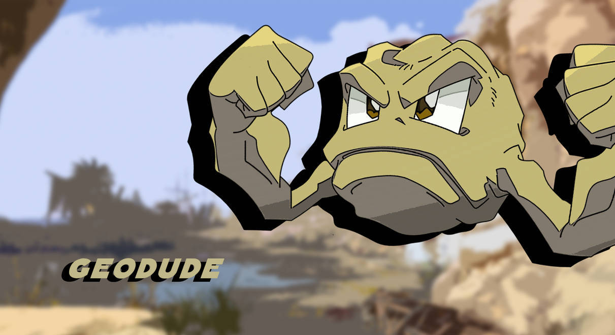 Download geodude d pokemon with shadow wallpaper