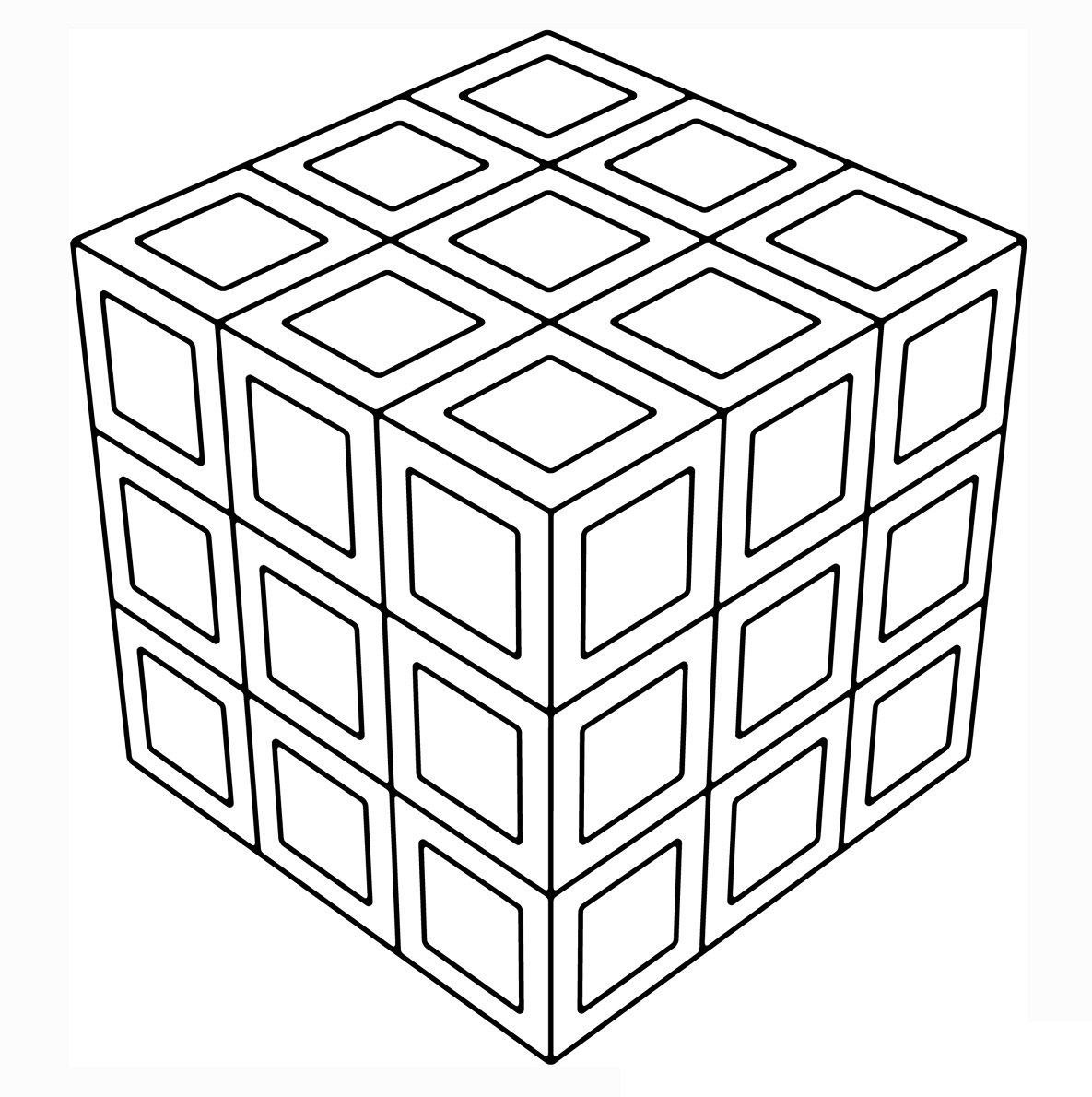 Coloring pages printable geometric coloring pages