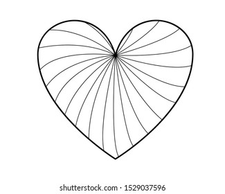 Isolated geometric heart illustration ready illustration stock vector royalty free