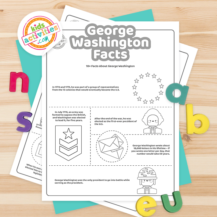Printable george washington facts for kids kids activities blog