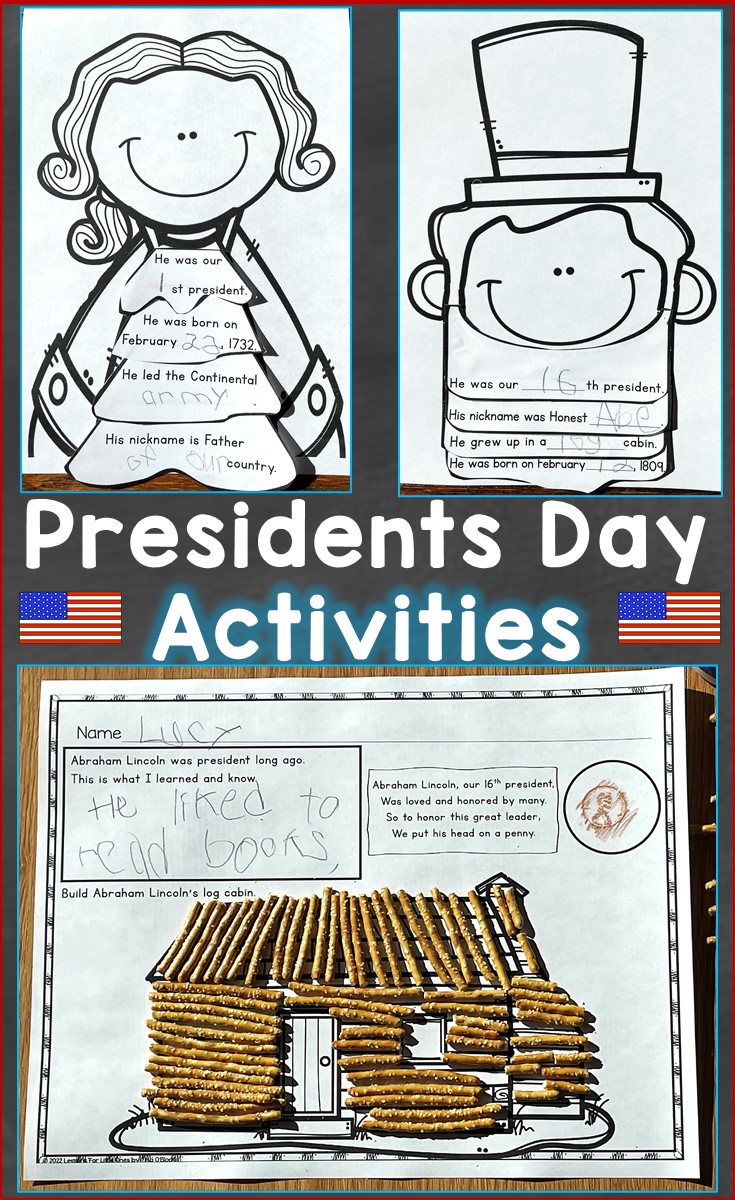 Presidents day george washington abraham lincoln crafts activities books