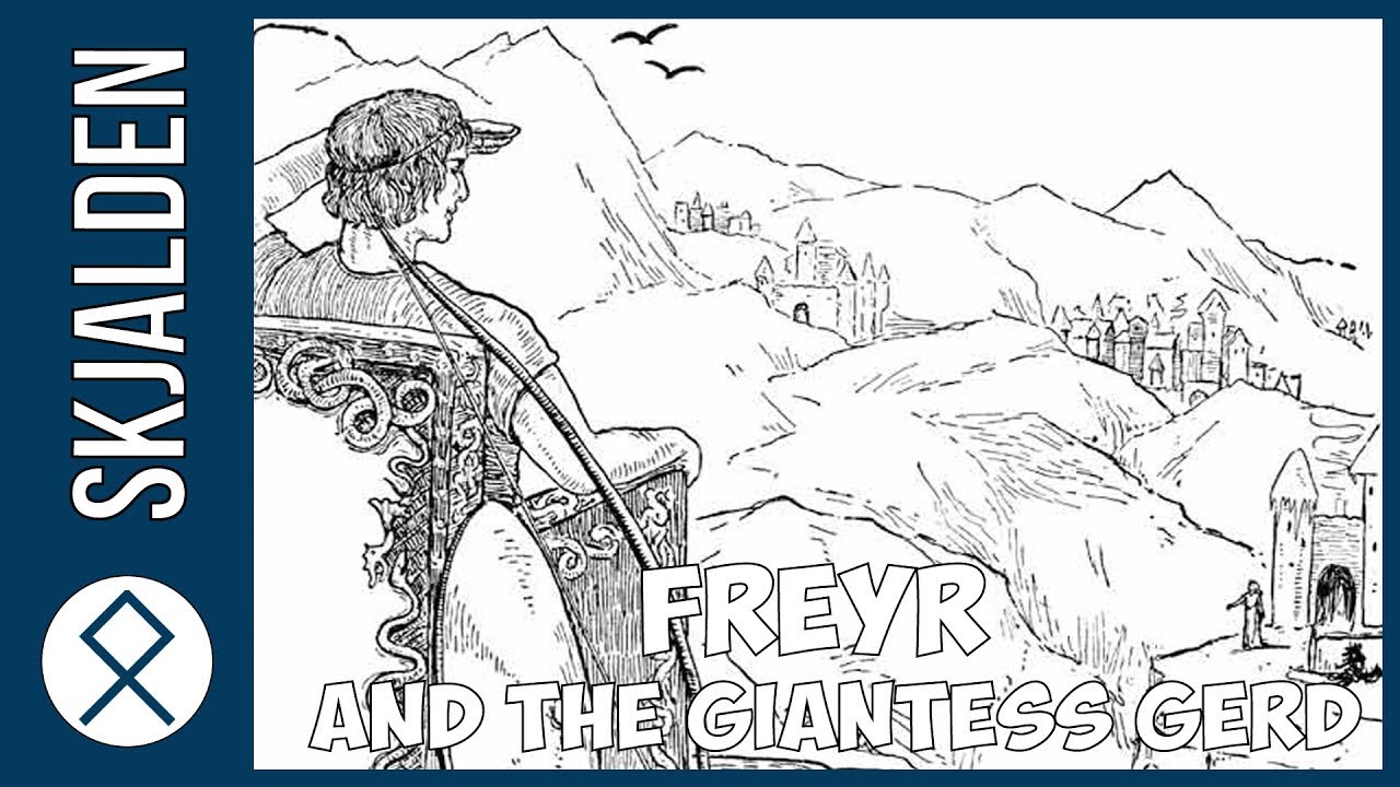 Freyr and the giantess gerd