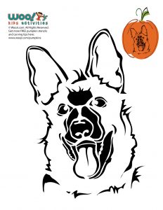 Dog breeds pumpkin carving stencils woo jr kids activities childrens publishing