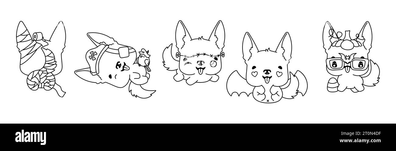 Pumpkin coloring page art cut out stock images pictures