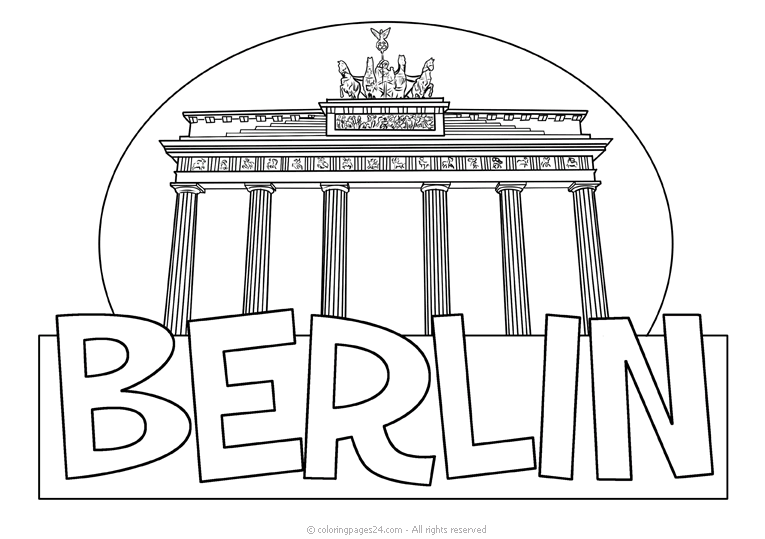 Germany coloring pages