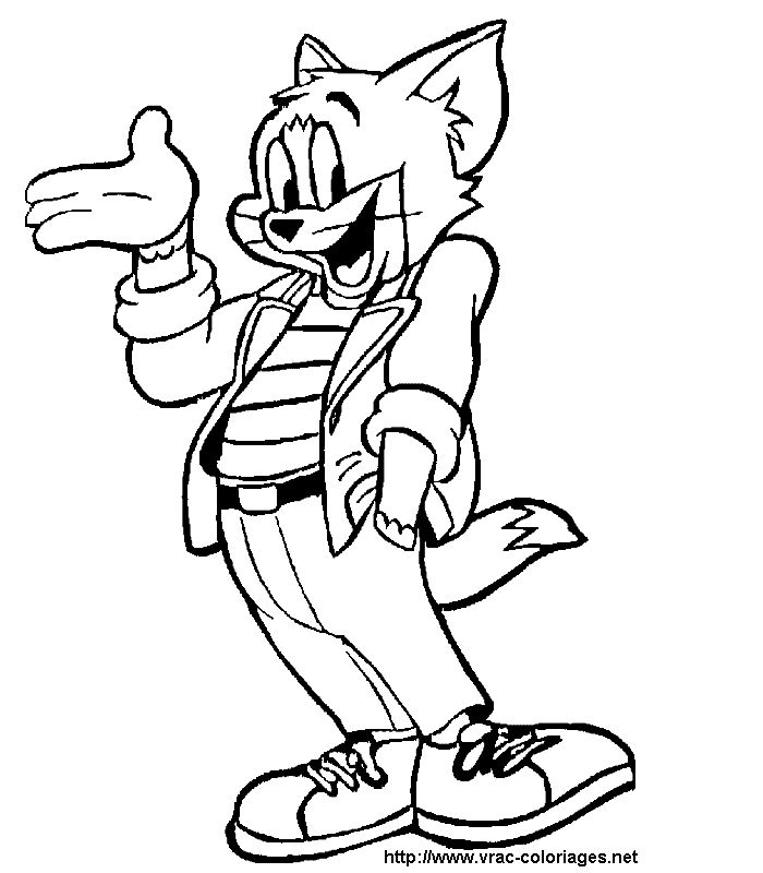 Tom et gerry coloring pages baby looney tunes cartoon drawings