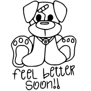 Get well soon coloring pages printable for free download