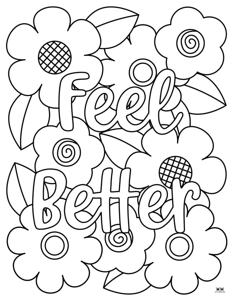 Get well soon coloring pages