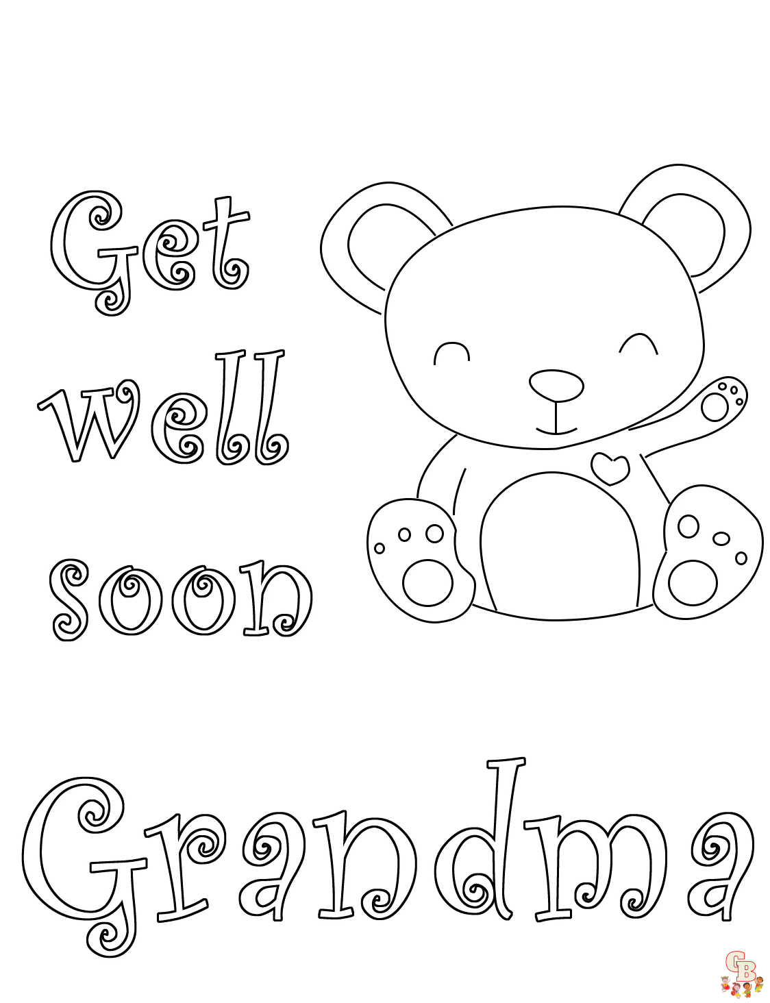 Free printable grandma coloring pages for kids