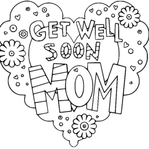 Get well soon coloring pages printable for free download