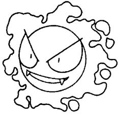 Coloring pages of ghost