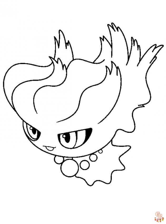 Enjoy coloring misdreavus coloring pages with free printable