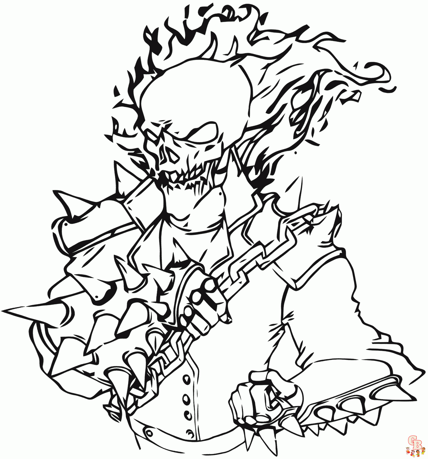 Ghost rider coloring pages