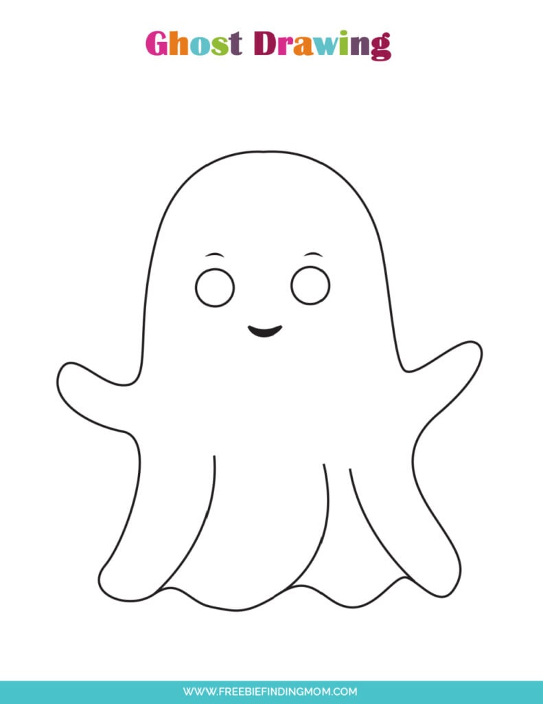 Free cute ghost drawings easy templates
